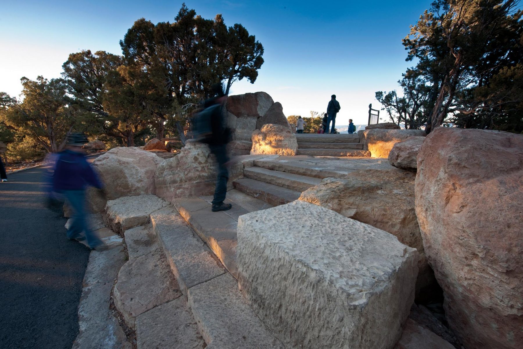 Mather Point Visitor Center Landscape Architecture Site Design